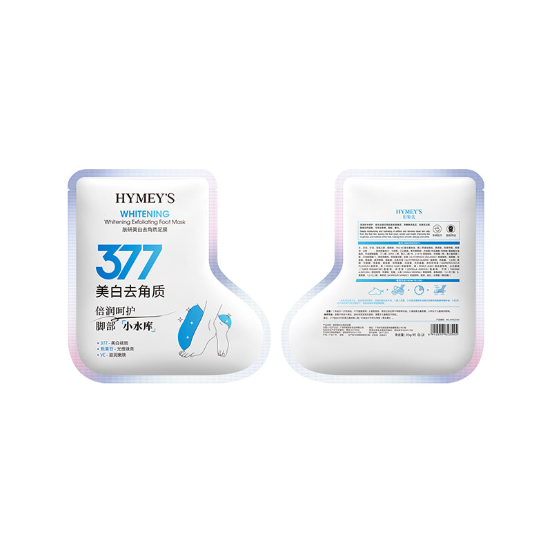 HYMEY'S 377 Skin Research Whitening Exfoliating Foot Mask